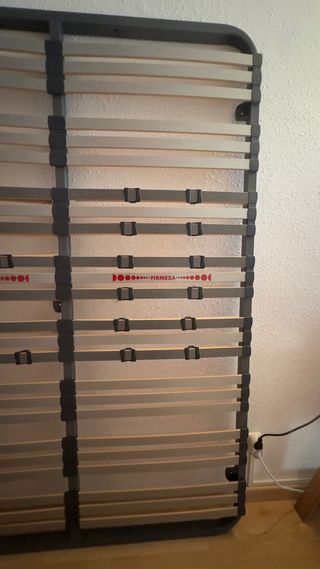 Somier 135x90 cm con lamas ajustables