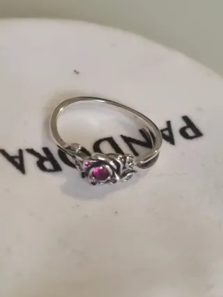Anillo Pandora Rosa Bella y Bestia