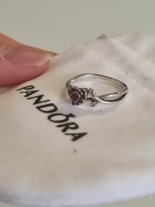 Anillo Pandora Rosa Bella y Bestia