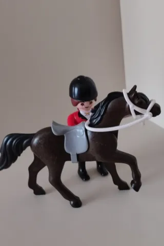 Playmobil Amazona con caballo