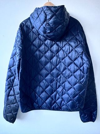 Nuovo Giubbotto Imbottito Eco Piuma Blu