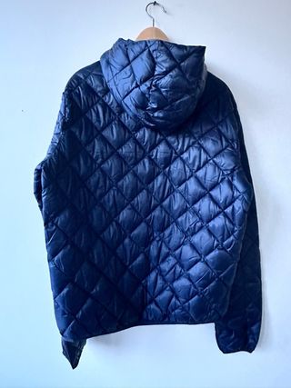 Nuovo Giubbotto Imbottito Eco Piuma Blu