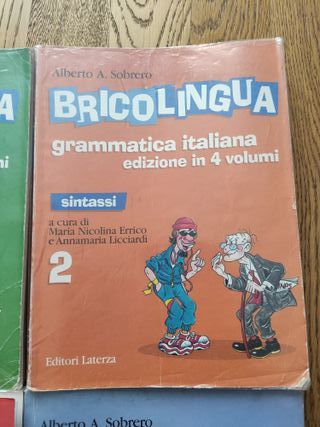 Bricolingua - grammatica italiana 4 volumi