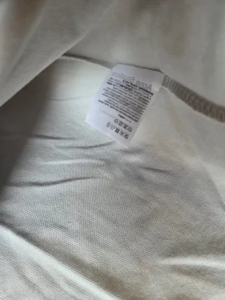 Acne Studios Long Sleeve T-shirt M White Light blu