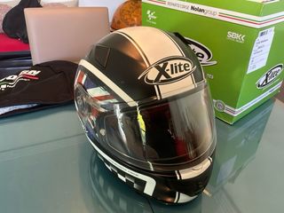 Casco Moto X-lite Talla XS Union Jack