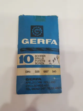 2 sobres brocas vintage H.S.S. Castillo y Gerfa