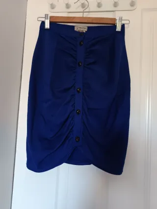 Falda azulón TRES ZETAS botones