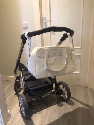 Carro Bebécar i3 Trío Azul Marino y Blanco+REGALOS