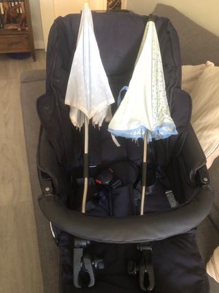 Carro Bebécar i3 Trío Azul Marino y Blanco+REGALOS