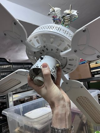 Ventilador de techo con lámpara