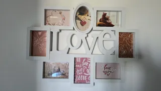 Marco de fotos decorativo LOVE