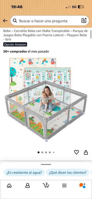 Parque infantil corralito bebé