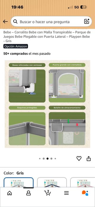 Parque infantil corralito bebé