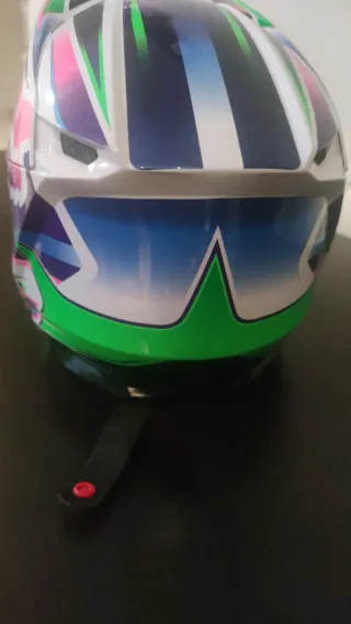 Casco Motocross Fox Diseño Multicolor