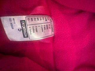 Conjunto esquí niña 3 años Wedze
