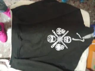 Sudadera Roly XL Estampada Negra