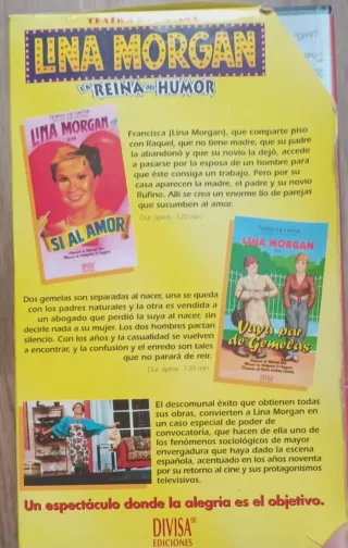 Colección VHS Lina Morgan  teatro la latina