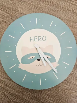Reloj Infantil Pared Hero