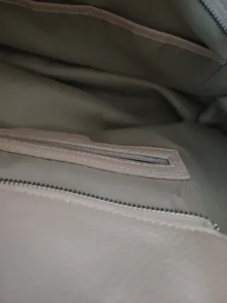 Borsa in pelle beige