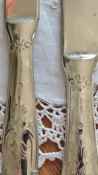 Posate vintage silverplated per 6 Persone-30 pezzi