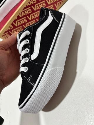 Zapatillas Vans Negras Plataforma