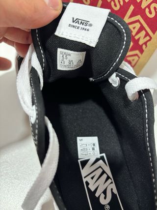 Zapatillas Vans Negras Plataforma