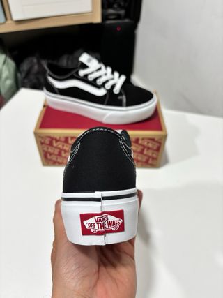 Zapatillas Vans Negras Plataforma