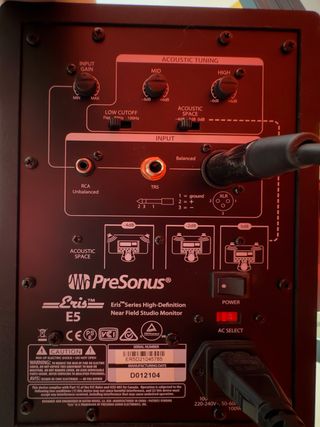 Presonus Eris E5 Monitor de Estudio Negro (pareja)