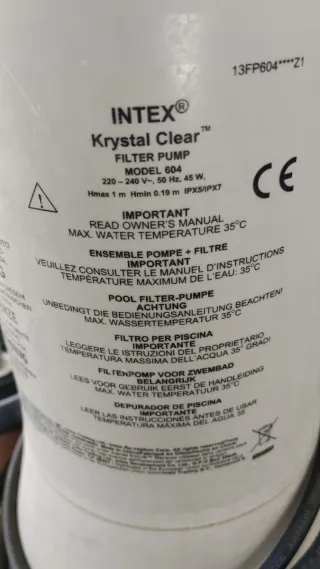 Filtro Bomba intexPiscina