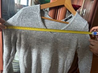 Jersey Mango pico gris claro