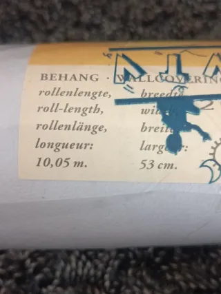 Rollo Papel Pintado VTV Celeste