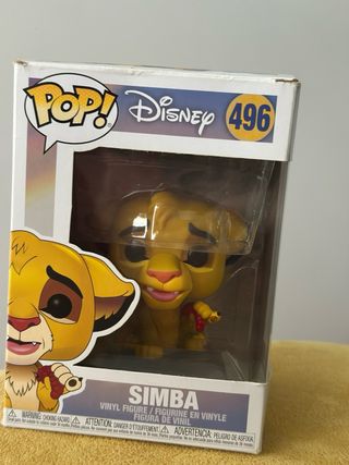 Funko Pop! El Rey León Mufasa y Simba 2x18€ 1x10€