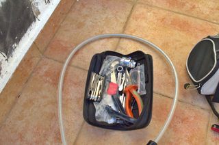 Bicicleta Rockrider con complementos