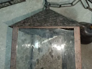 Lote 3 Faroles Colgantes Chapa Rústicos