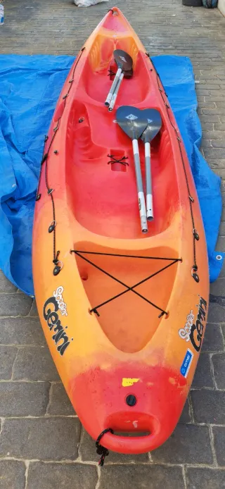 Kayak Perception Gemini 2+1 plazas autovaciable