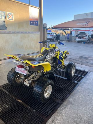 Suzuki LTZ400 Quad Amarillo y Azul