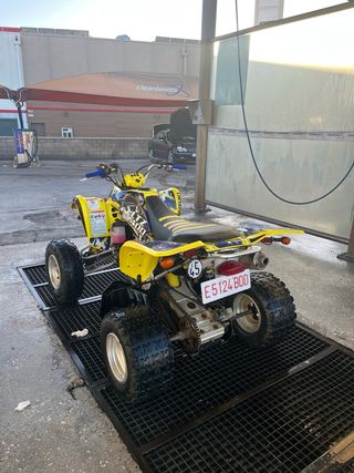 Suzuki LTZ400 Quad Amarillo y Azul