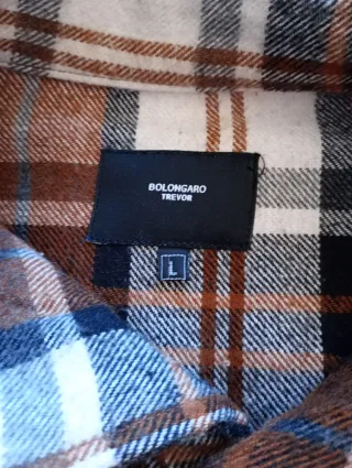 Sobrecamisa de Franela de cuadros Bolongaro Trevor