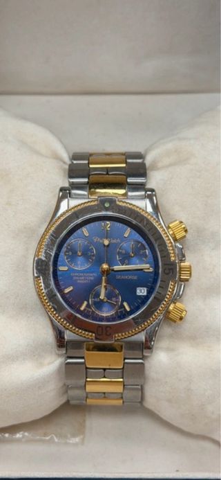 Philip Watch Seahorse Cronografo Blu