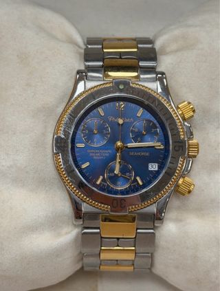 Philip Watch Seahorse Cronografo Blu