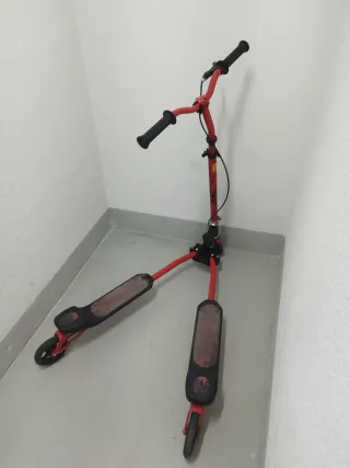 Patinete 3 ruedas rojo