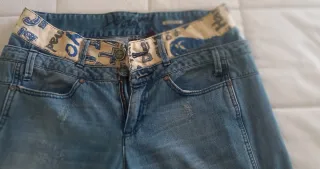Pantalón vaquero caballero azul