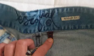 Pantalón vaquero caballero azul