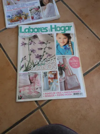 Lote revistas labores del hogar