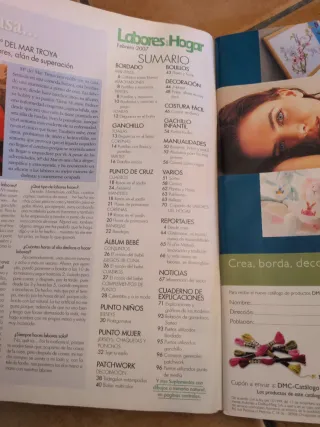 Lote revistas labores del hogar