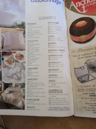 Lote revistas labores del hogar