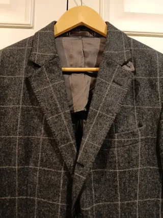 Chaqueta Hackett Cuadros Gris