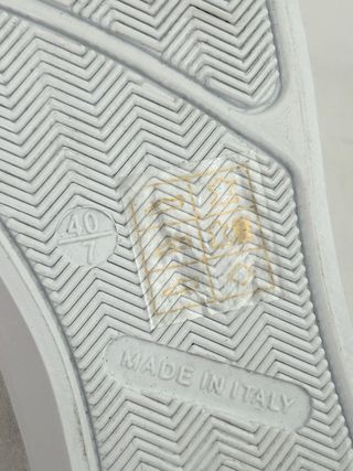 Nuovo Sneakers Paolo Pecora Vera Pelle Tg 40