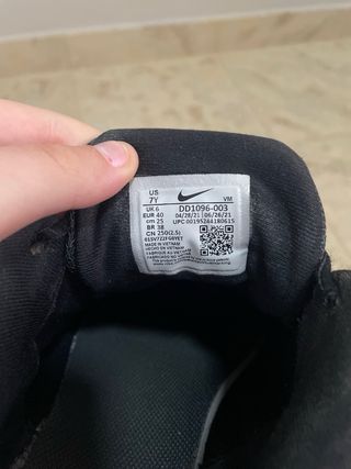 Zapatillas Nike Revolution 6 Negras Talla 40