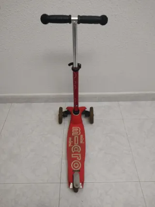 Patinete Mini Micro Deluxe 3 Ruedas Rojo